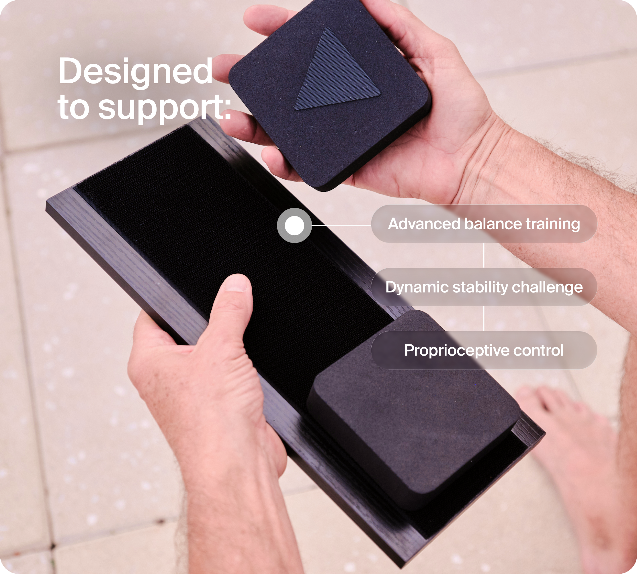 Kinesis Board & Advanced Wobble Wedge Bundle