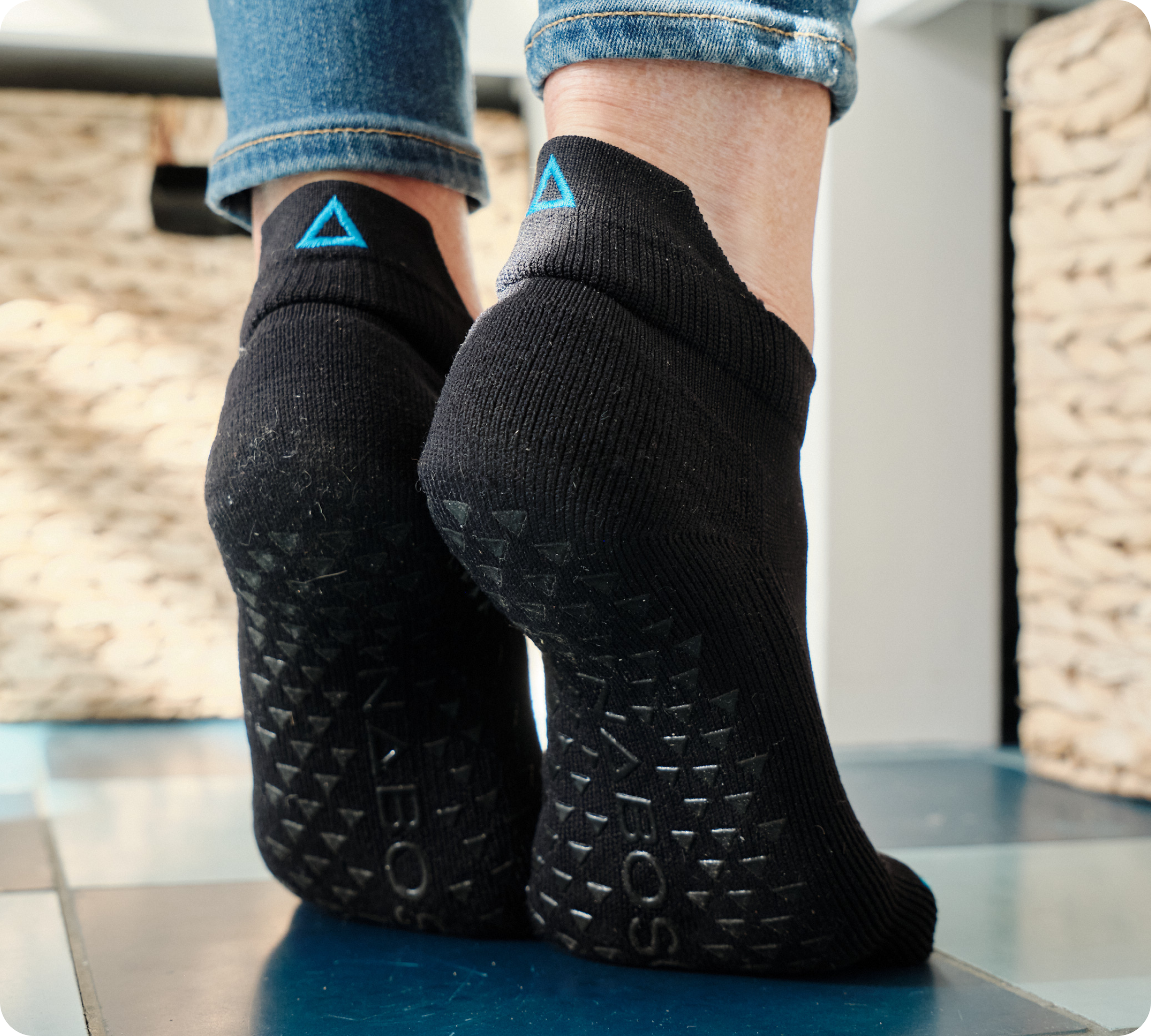 Blue Neuro Ball & Textured Grip Sock Bundle