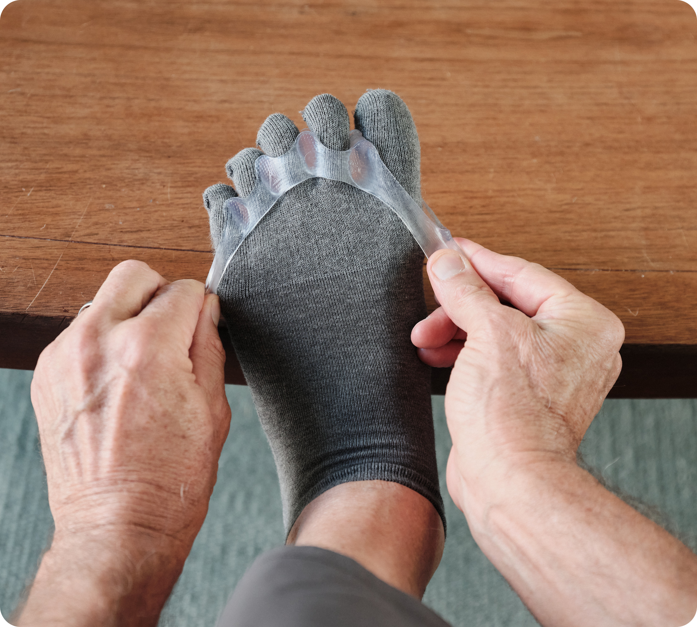 Clear Splay & Textured Toe Sock Bundle