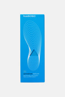 Packaging for the blue Naboso Activation Insoles